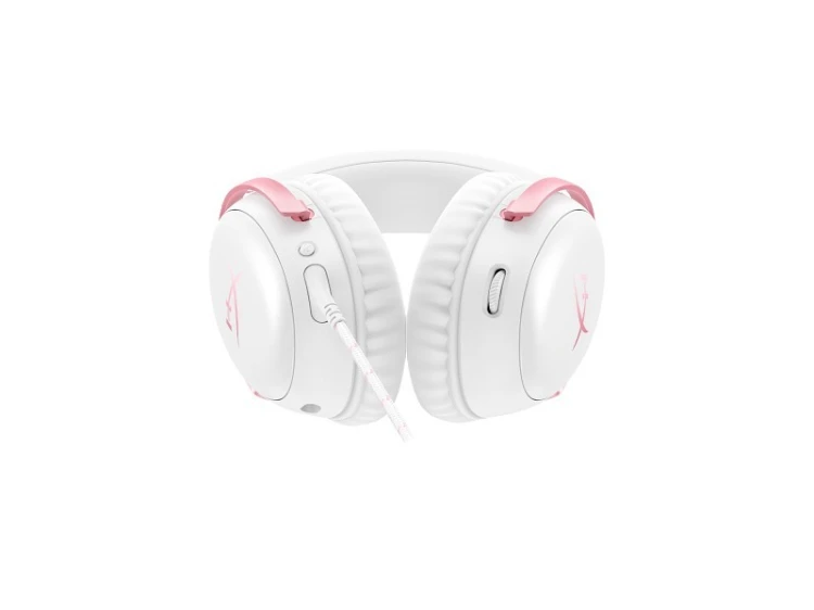 HyperX Zestaw słuchawkowy Cloud III Gaming Headset biały/różowy - 9W1Q4AA