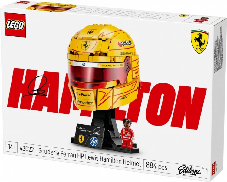 LEGO Klocki Editions 43022 Kask Lewis Hamilton Scuderia Ferrari HP
