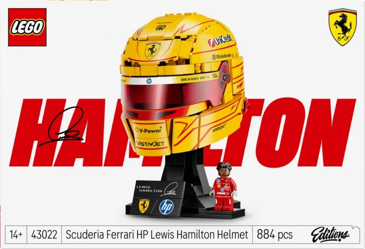 LEGO Klocki Editions 43022 Kask Lewis Hamilton Scuderia Ferrari HP
