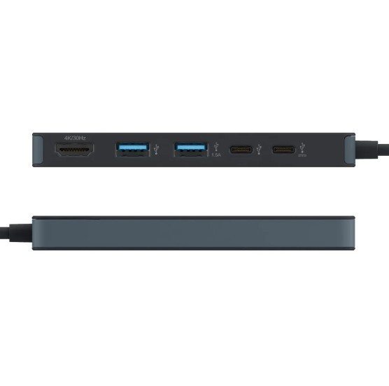 HyperDrive Hub Flex 5 Port USB-C Czarny