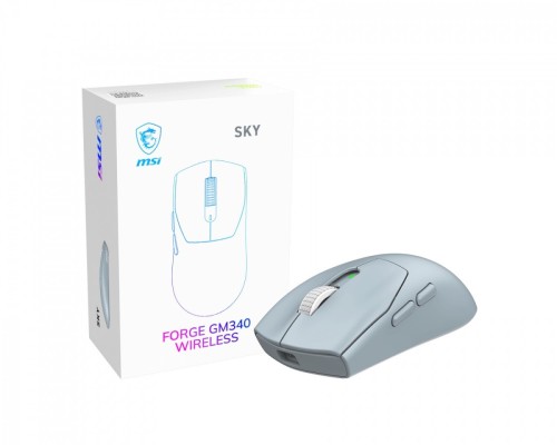 MSI Myszka bezprzewodowa Forge GM340 WIRELESS Sky