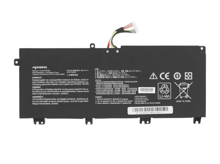 Movano Bateria B41N1711 do Asus ROG Strix GL703VD GL503VM GL503VD FX503VM - 4240 mAh (64 Wh)