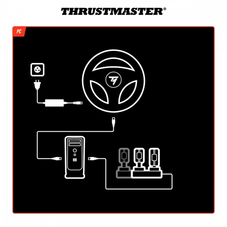 Thrustmaster Podstawa kierownicy T818 Servo Base Black Edition