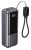 Gembird PowerBank LCD 10000mAh QC3.0 20W szary