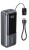 Gembird PowerBank LCD 10000mAh QC3.0 20W szary
