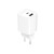 Gembird Ładowarka uniwersalna 1xUSB-C/A QC 3.0 PD 45W biała