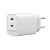 Gembird Ładowarka uniwersalna 2xUSB-C PD 45W biała