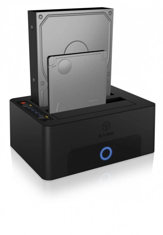IcyBox Stacja dokująca/klonująca IB-1232CL-U3 2x2,5" lub 3,5"  SATA HDD, UASP &amp; SATA III ( 6GBits/s )