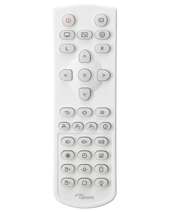 Optoma Projektor UHZ67-W 4K UHD DLP LASER 4300 16X9 500 000:1 Biały