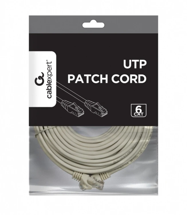 Gembird Patchcord kat.6 UTP 20m kolor szary