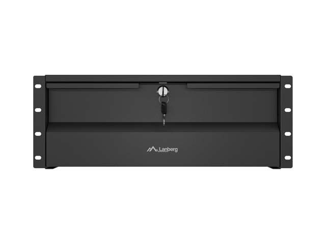 Lanberg Szuflada do szaf 19" 4U 360mm czarna 4U/483X360MM UDŹWIG DO 90KG MONTAŻ 4 PUNKTOWY