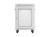 Lanberg Szafa instalacyjna rack stojąca 19 cali 15U 600x800 drzwi perforowane LCD (Flat pack) szara