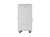 Lanberg Szafa instalacyjna rack stojąca 19 cali 22U 600x600 drzwi przeszklone LCD (Flat pack) szara