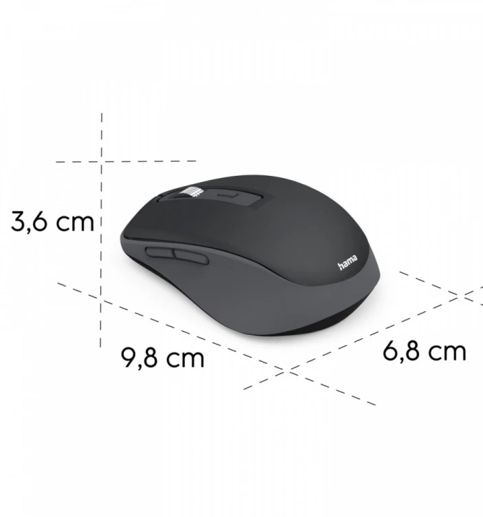 Hama Mysz bezprzewodowa multi device WM-450 czarna