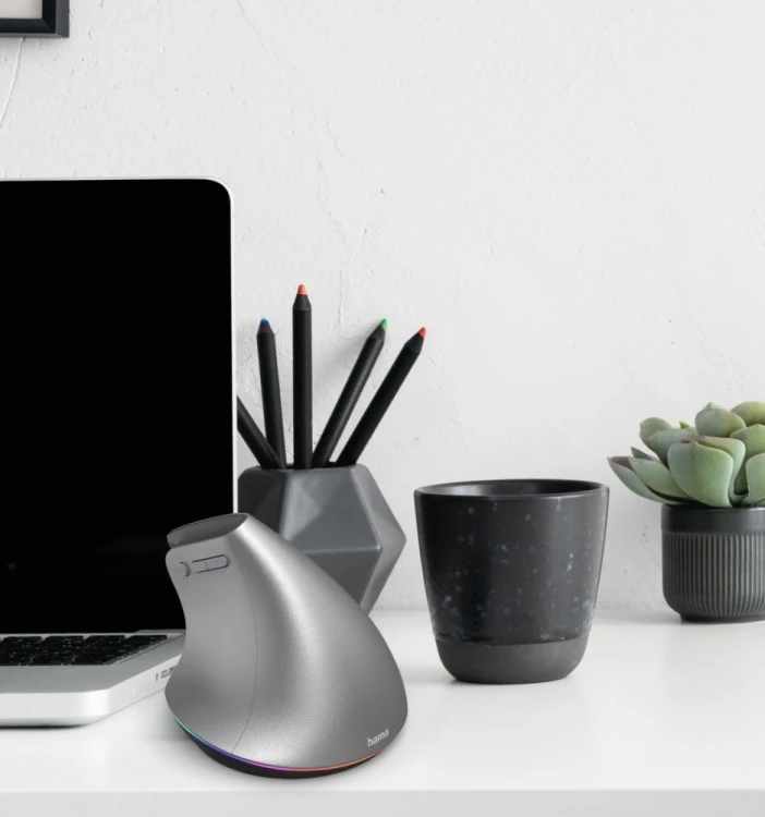 Hama Mysz ergonomiczna multi device EWM-700 grafitowa