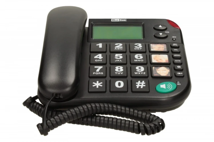 Maxcom Telefon przewodowy KXT480 BB, czarny