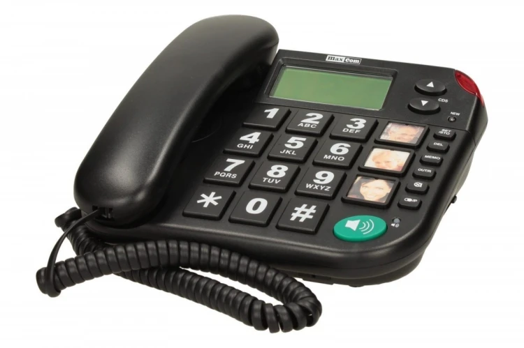 Maxcom Telefon przewodowy KXT480 BB, czarny