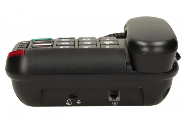 Maxcom Telefon przewodowy KXT480 BB, czarny
