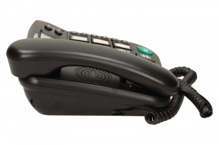Maxcom Telefon przewodowy KXT480 BB, czarny