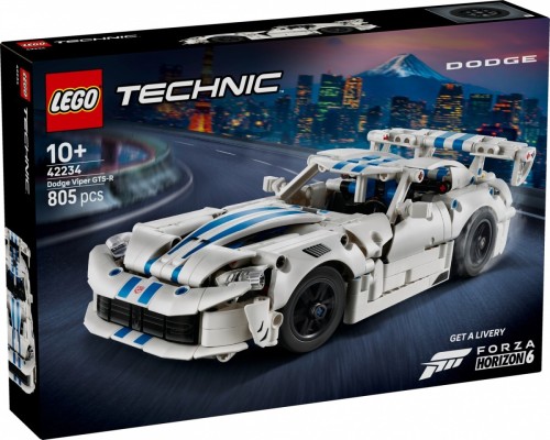 LEGO Klocki Technic 42234 Samochód sportowy Dodge Viper GTS-R