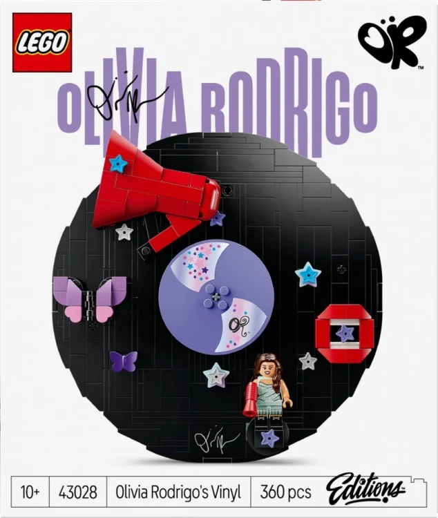 LEGO Klocki Editions Music 43028 Płyta winylowa Olivii Rodrigo