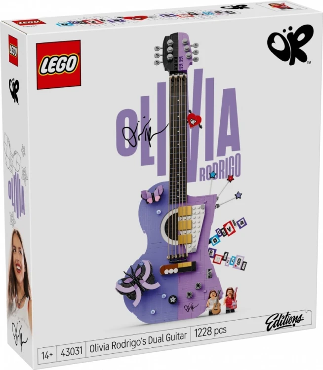 LEGO Klocki Editions Music 43031 Podwójna gitara Olivii Rodrigo