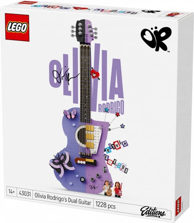 LEGO Klocki Editions Music 43031 Podwójna gitara Olivii Rodrigo