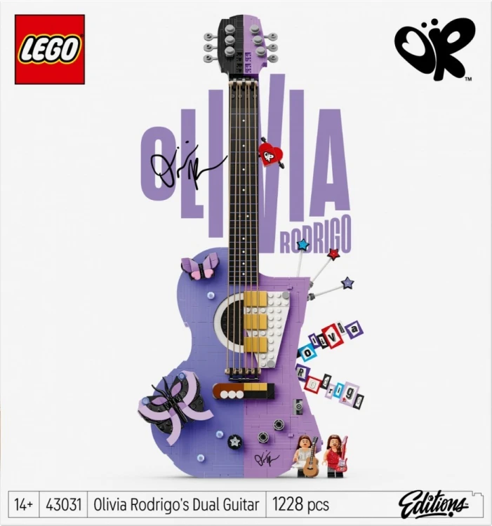 LEGO Klocki Editions Music 43031 Podwójna gitara Olivii Rodrigo