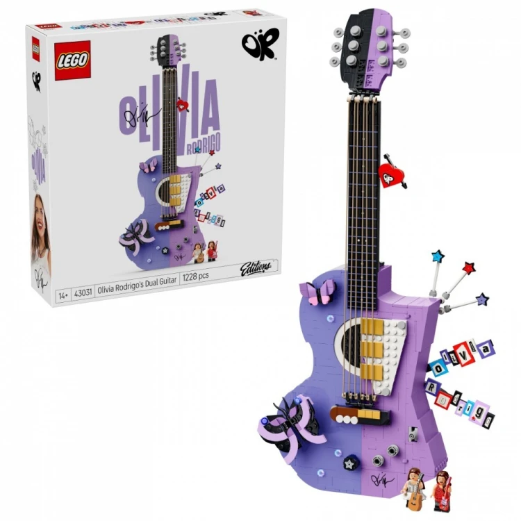 LEGO Klocki Editions Music 43031 Podwójna gitara Olivii Rodrigo