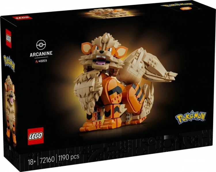 LEGO Klocki Pokemon 72160 Arcanine