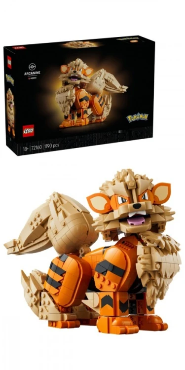 LEGO Klocki Pokemon 72160 Arcanine