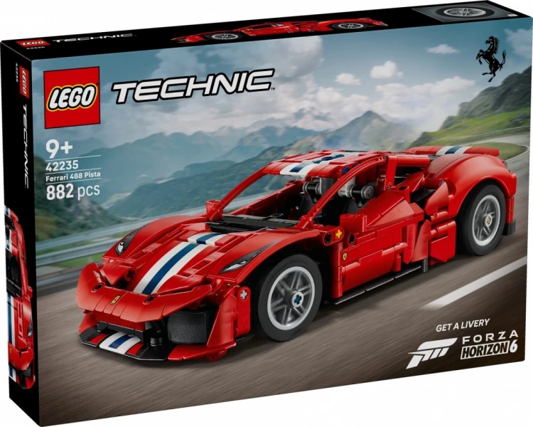LEGO Klocki Technic 42235 Samochód Ferrari 488 Pista