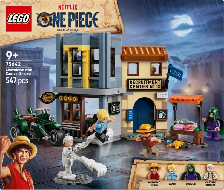 LEGO Klocki One Piece 75642 Starcie z kapitanem Smokerem