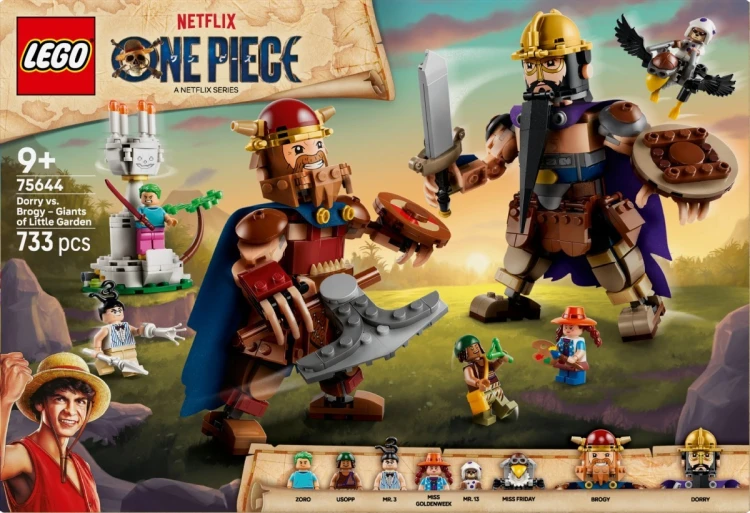 LEGO Klocki One Piece 75644 Dorry kontra Brogy - Giganci z Little Garden