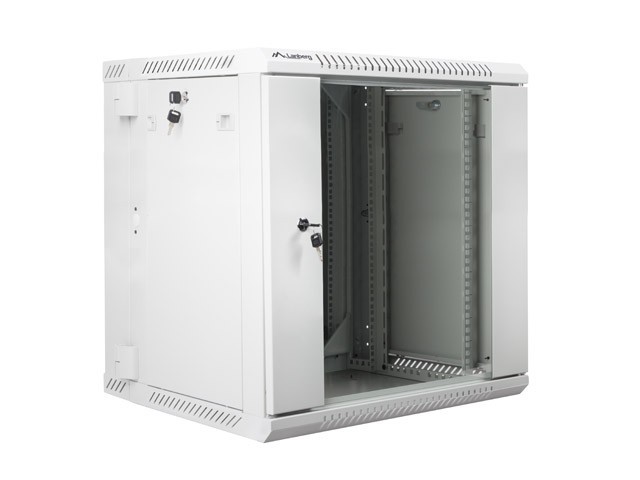 Lanberg Szafa instalacyjna wisząca dwusekcyjna 19'' 12U 600X600mm szara