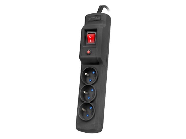 Armac Listwa zasilająca 3m multi 3M czarna M3/30/CZ