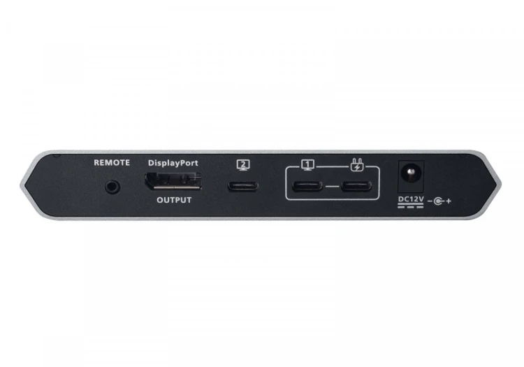 ATEN Przełącznik 2-Port 4K DP USB-C KVM Dock Switch with Power