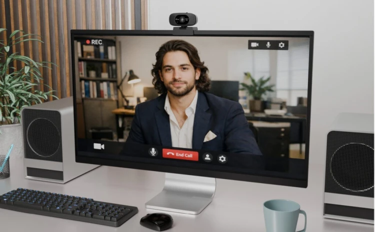 i-tec Kamera internetowa SOLOMON 200 1080p Business Webcam AF Dual MIC Echo Cancellation