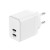 CRONG Ultra Compact GaN Ładowarka sieciowa 2x USB-C 35W PD 3.0 z PPS Biała