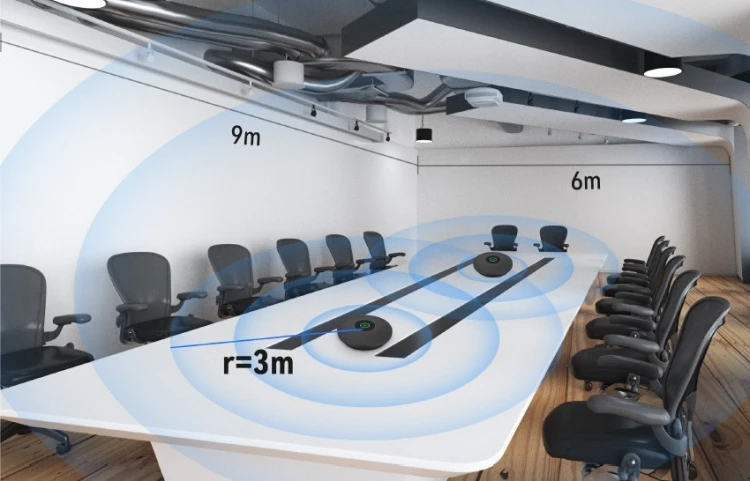 ROCWARE RM702 Mikrofon dokólny do sal konferencyjnych - biały