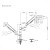 Ergo Office Uchwyt na 2 monitory 17-32 cali ER-692 B