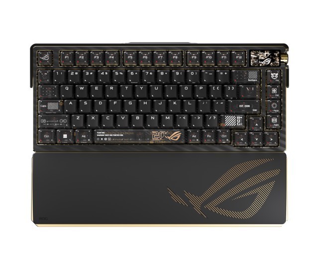 Asus Klawiatura ROG Azoth Extreme Edition 20/OLED/Wrist/black
