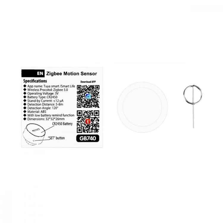 GreenBlue Czujnik ruchu Zigbee Tuya GB740