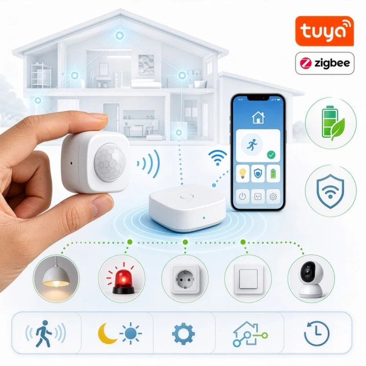 GreenBlue Czujnik ruchu Zigbee Tuya GB740