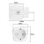 GreenBlue Zdalnie sterowane gniazdko Wi-fi Tuya GB735 W