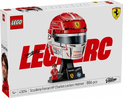 LEGO Klocki Editions 43014 Kask Charles Leclerc Scuderia Ferrari HP