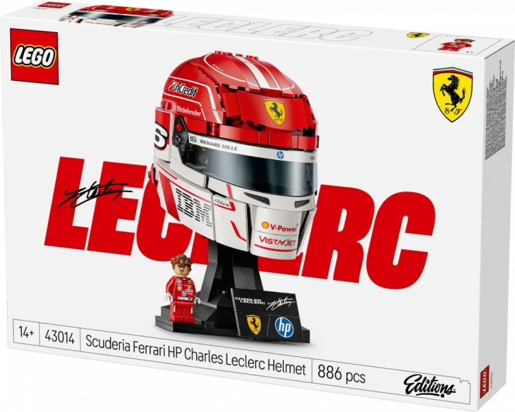 LEGO Klocki Editions 43014 Kask Charles Leclerc Scuderia Ferrari HP