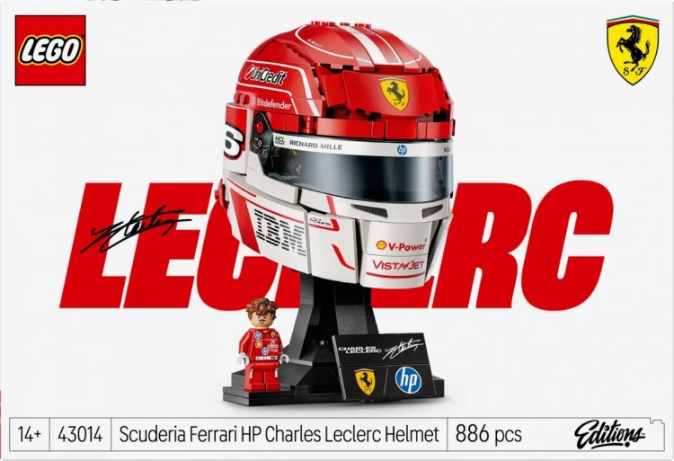LEGO Klocki Editions 43014 Kask Charles Leclerc Scuderia Ferrari HP