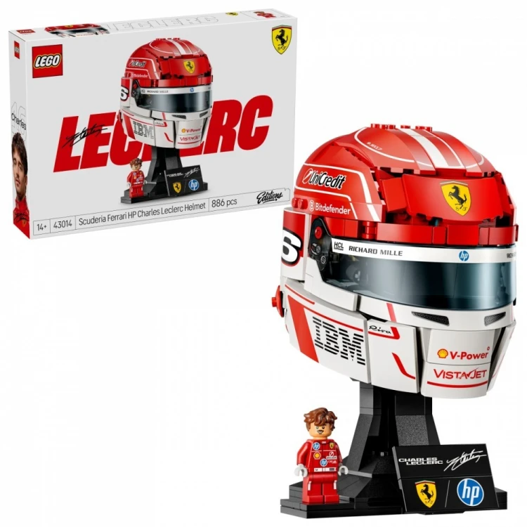 LEGO Klocki Editions 43014 Kask Charles Leclerc Scuderia Ferrari HP