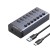 Ugreen HUB USB 3.0 7X USB 3.0 5GBS szybkie ładowanie